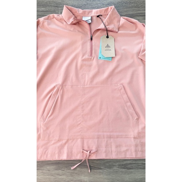New prAna Railay Pullover Women's Topper Size XL Cloud Blush Pink - Picture 4 of 16